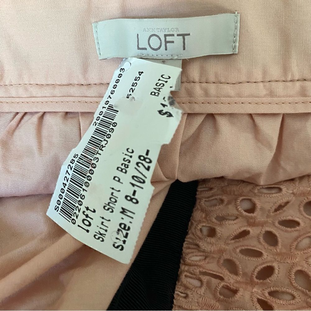 Loft Eyelet Mini Skirt Size 8 NWT - Picture 5 of 7